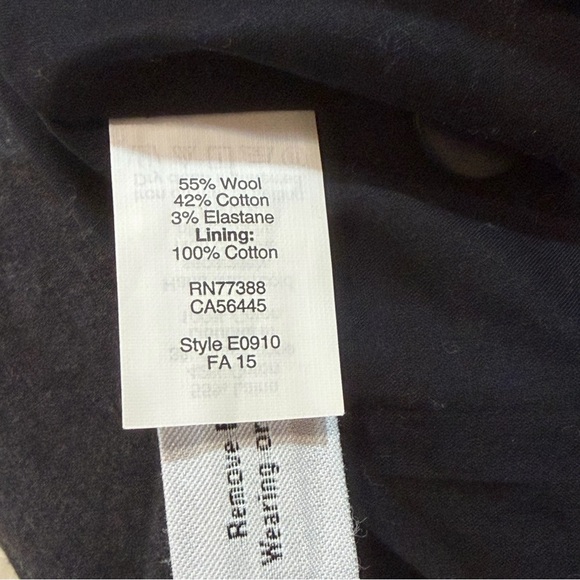 Madewell Wool Blend Flannel Latitude Shift Dress in Charcoal Gray - Picture 9 of 9